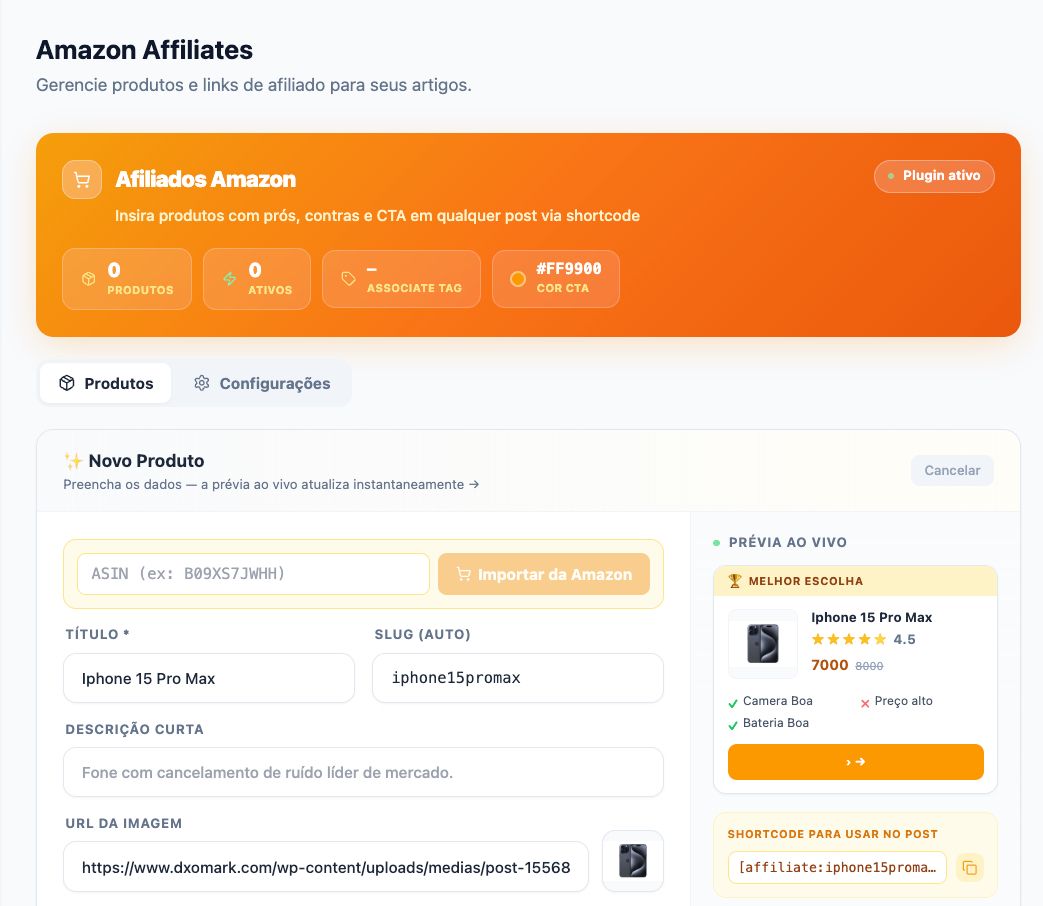 Dashboard de afiliado — comissões reais Hotmart e outras plataformas