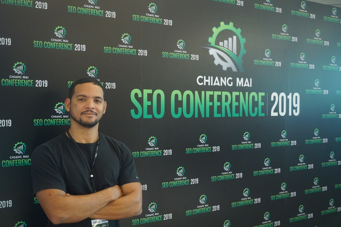 Bruno Medeiros na SEO Conference em Chiang Mai, 2019